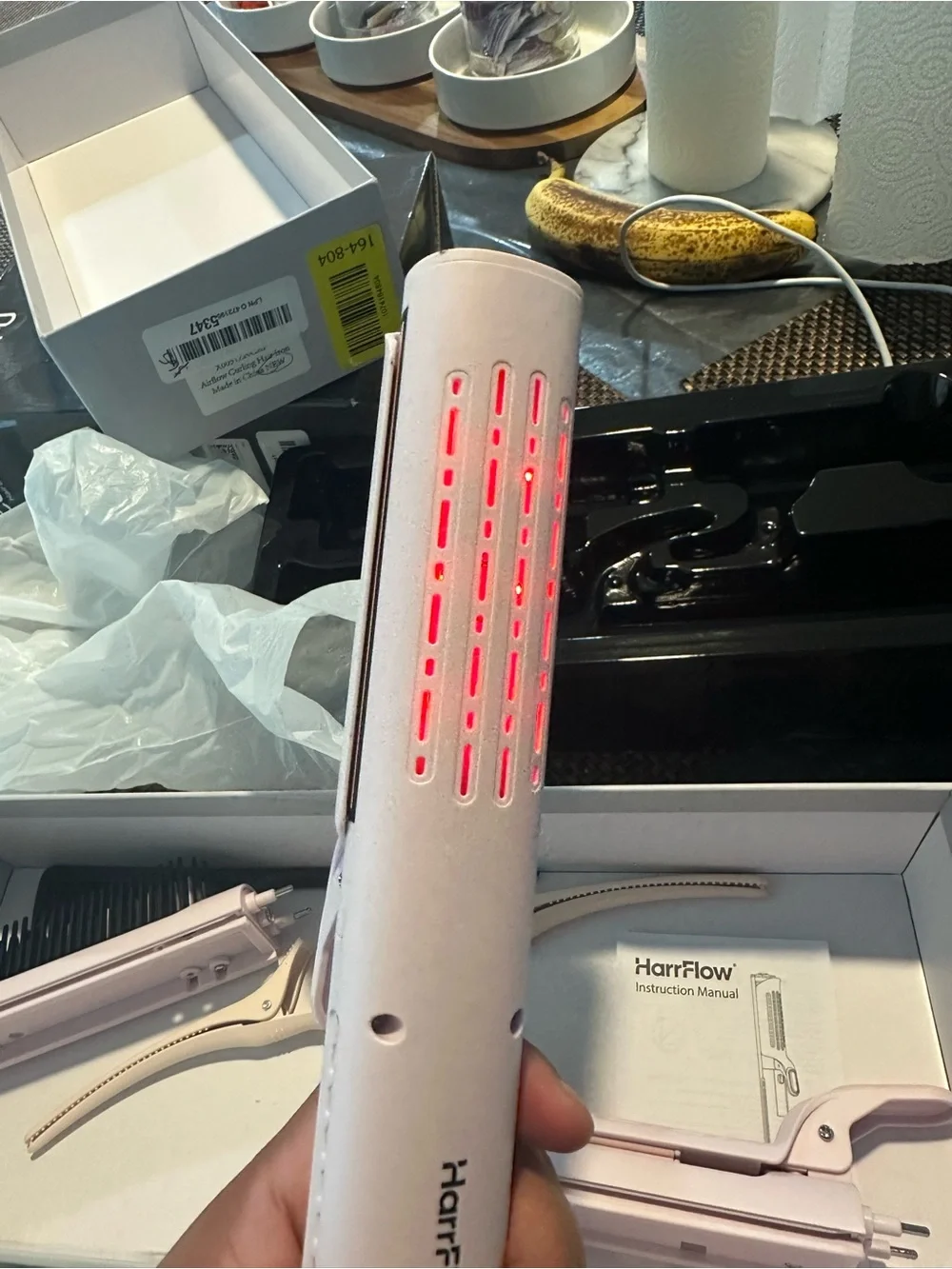 Pink Multi-Styler Hair Brush
